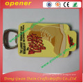 Hot Sale soft pvc fridge magnet bottle openers